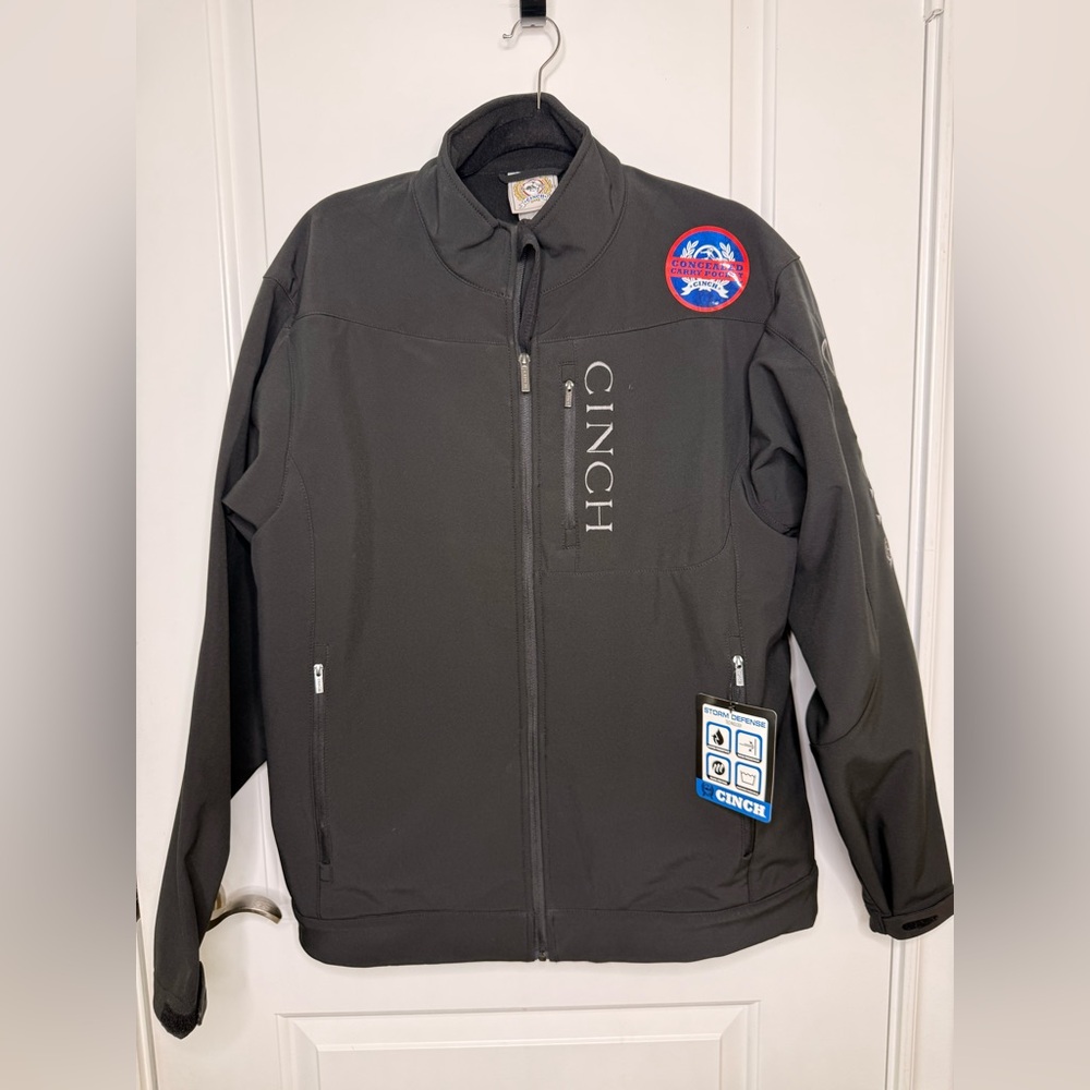 Cinch Men's Black Bonded Concealed Carry Performance Jacket - Picture 5 of 15